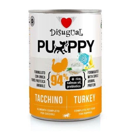 DISUGUAL lata Puppy Pavo