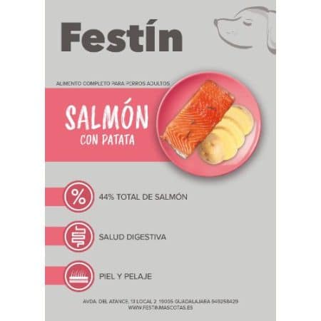 FESTÍN DOG Adulto Salmón con Patata